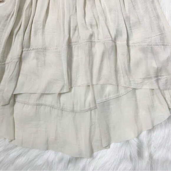 Aritzia Wilfred La Tour Skirt Draped High Lo High Waisted Birch Size XS - Picture 10 of 16